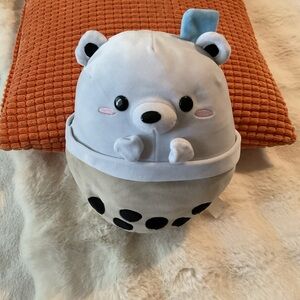 Cute Polar Bear Bobba Tea Plush